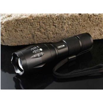 Exclusive Quality 2000 Lumens Zoomable LED Flashlight Torch light 1 6000mah Rechargeable Battery charger holster - Popular Products - Best Price in Pakistan - HitShop.pk